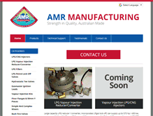 Tablet Screenshot of amrgas.com